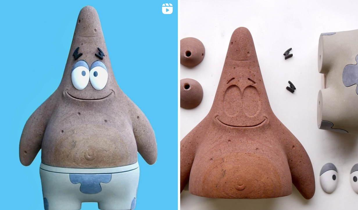 Making Patrick Star out of stone